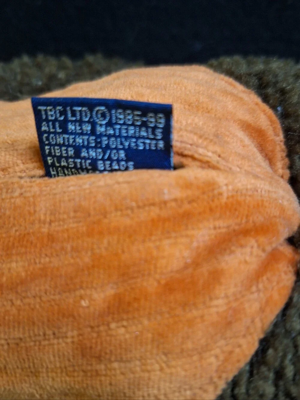 Boyds Bears removeable pumpkin